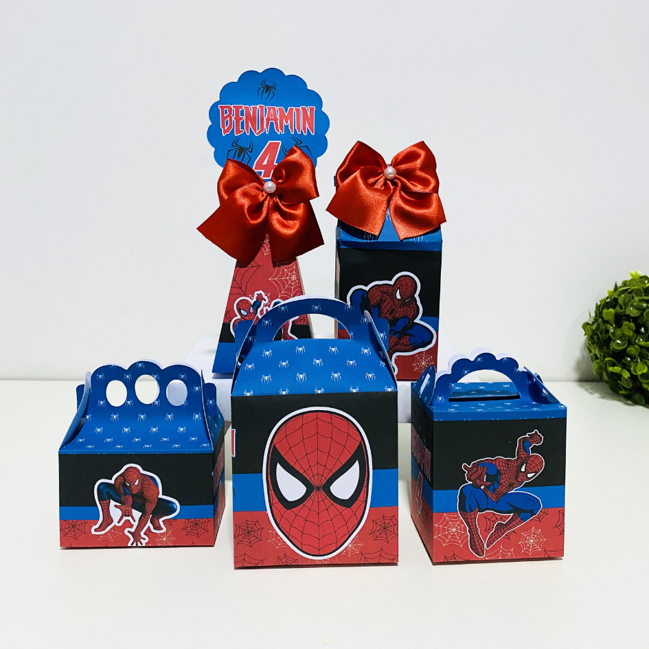 Envio Rápido Kit Festa Homem Aranha Lembrancinha Personalizada Aniversário Infantil