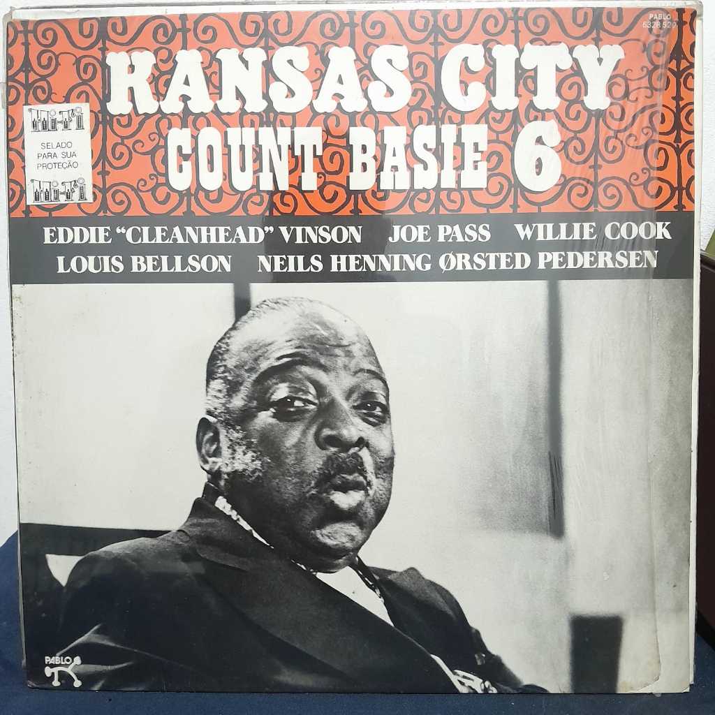 LP COUNT BASIE – KANSAS CITY 6  CLÁSSICO ÁLBUM DA FASE MADURA DE COUNT BASIE, REUNINDO UM TIME DE MÚSICOS EXTRAORDINÁRIO