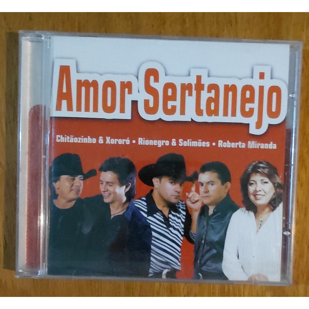 CD Amor Sertanejo, Chitãozinho & Xororó - Rionegro & Solimôes - Roberta Miranda