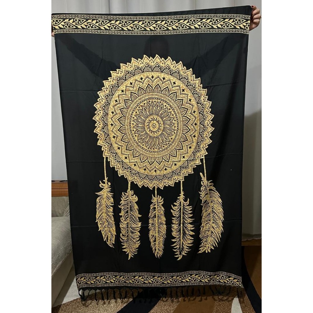 Canga de Praia Pareô com Filtro dos Sonhos /Sol /Coqueiro /Signo  /Lua / Estados - Varias Estampas