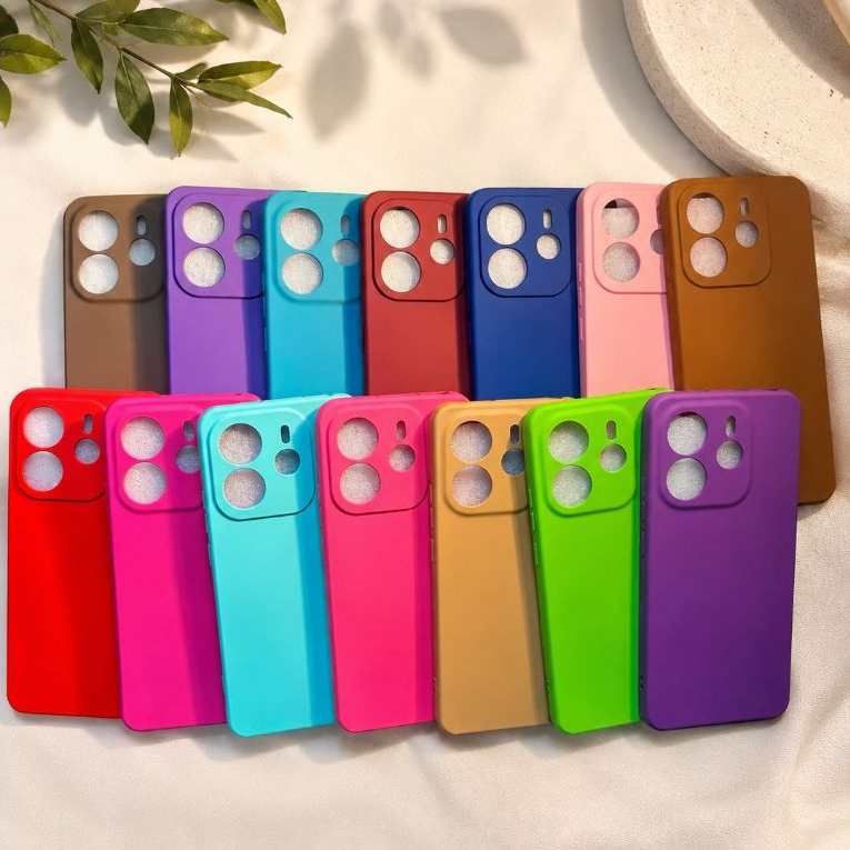 Capa Capinha Xiaomi Redmi Note 14 4G Silicone Aveludada Anti Impacto Proteção Câ