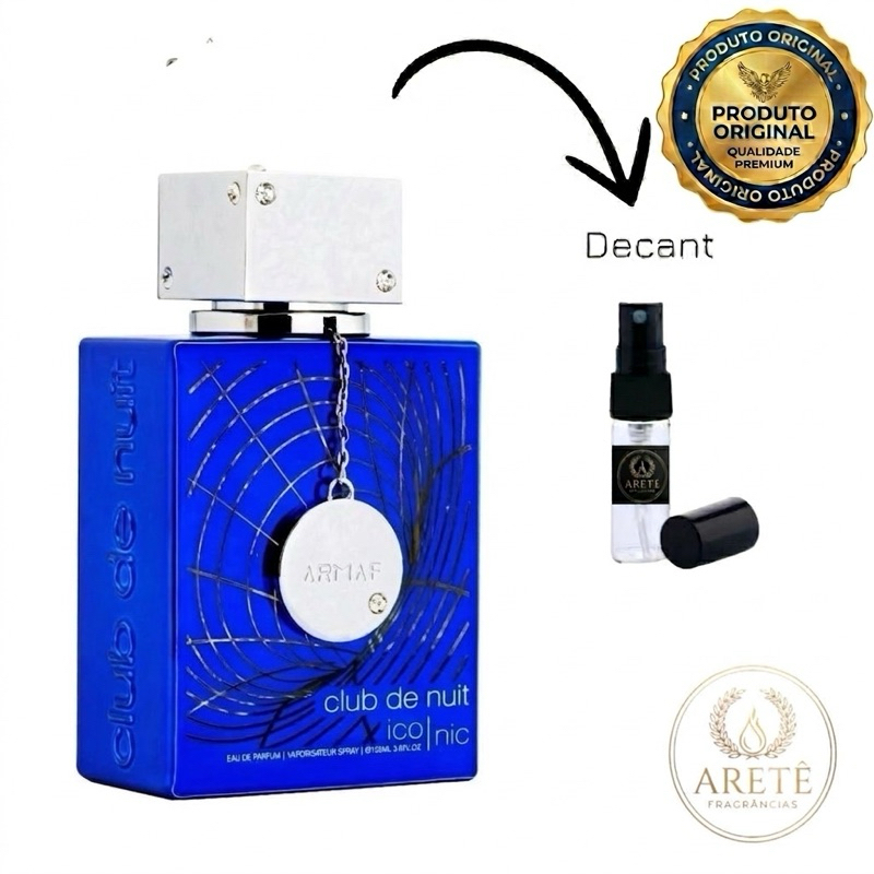 Perfume Árabe Masculino Club de Nuit Blue Iconic