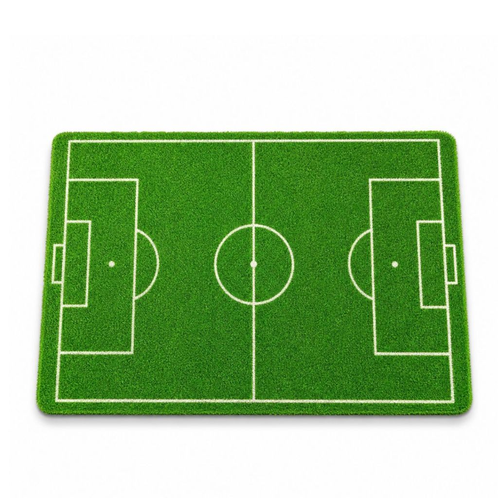 Tapete Campo de Futebol Copa do Mundo  40x60cm – Estilo, Conforto e Personalidade no Seu Ambiente