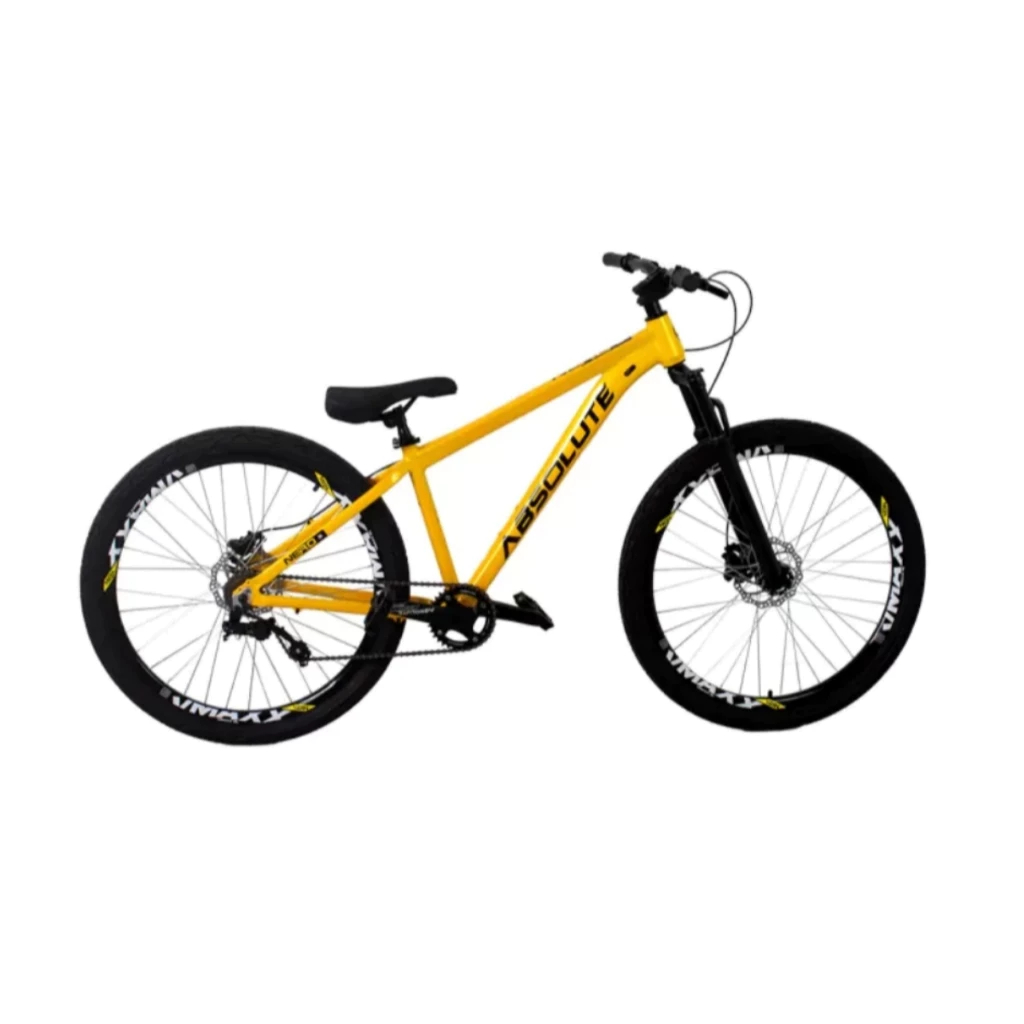 Bike Aro 26 Mountain Bike Resistente Quadro Aço Carbono Freios V-Brake Confortável