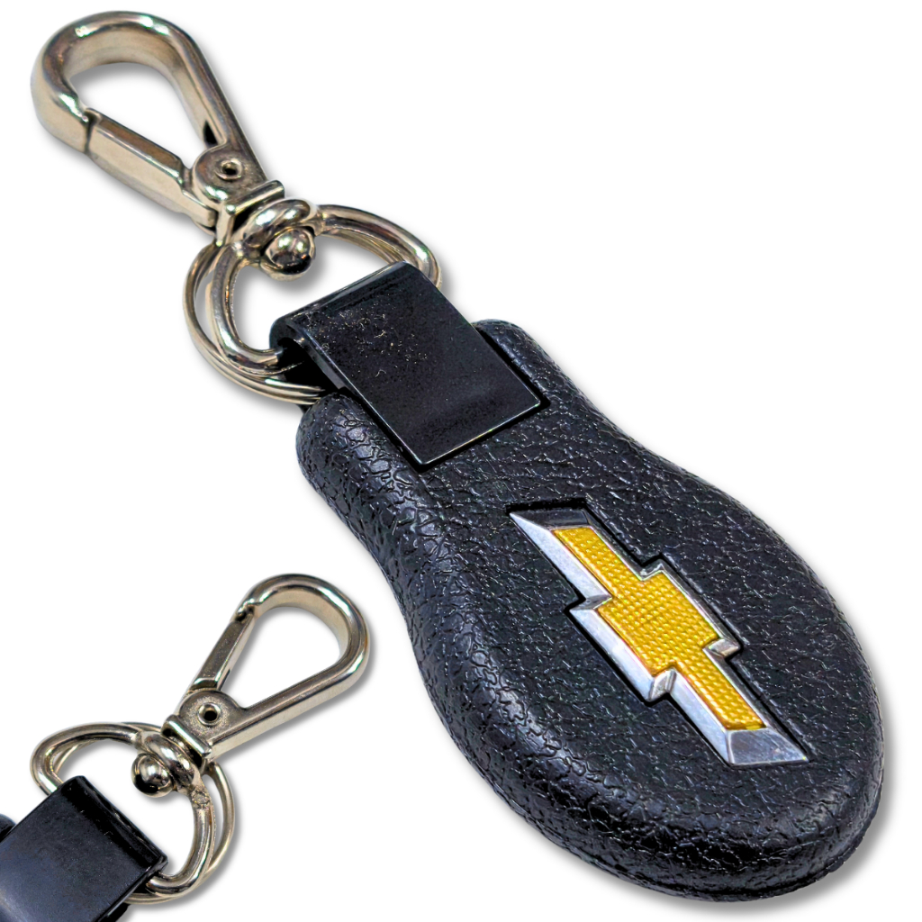 Chaveiro Chevrolet Emblema Logomarca Cromada Auto Relevo Carro Mosquetão Automotivo Universal