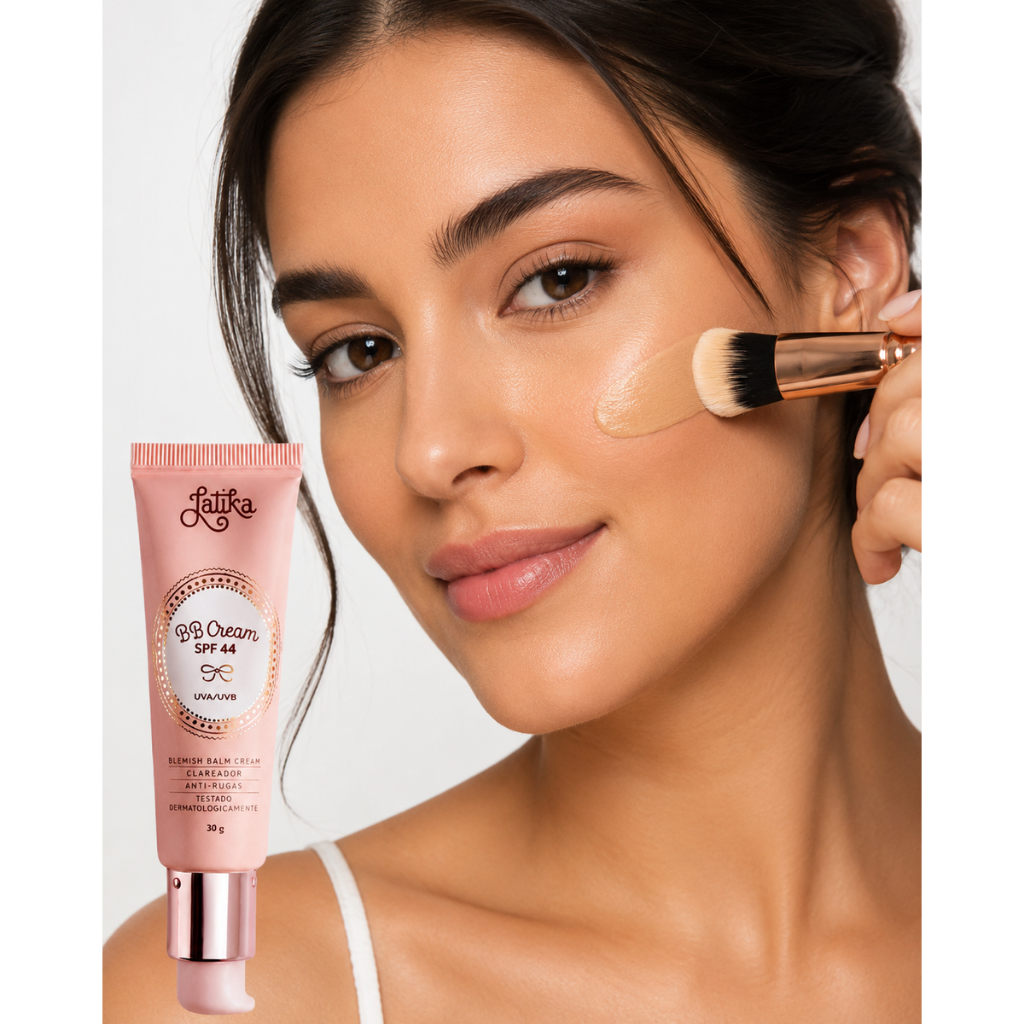 BB Cream Clareador e Antirrugas FPS 44 ( Escolha a Cor)-Latika