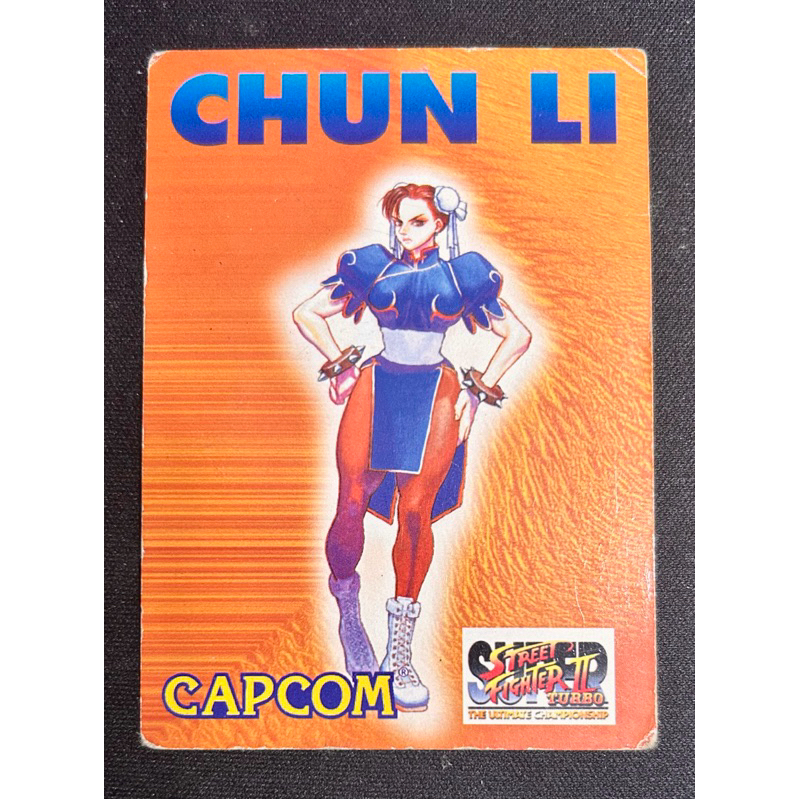 Card Arcade Chun Li Capcom Super Street Fighter 2 Turbo