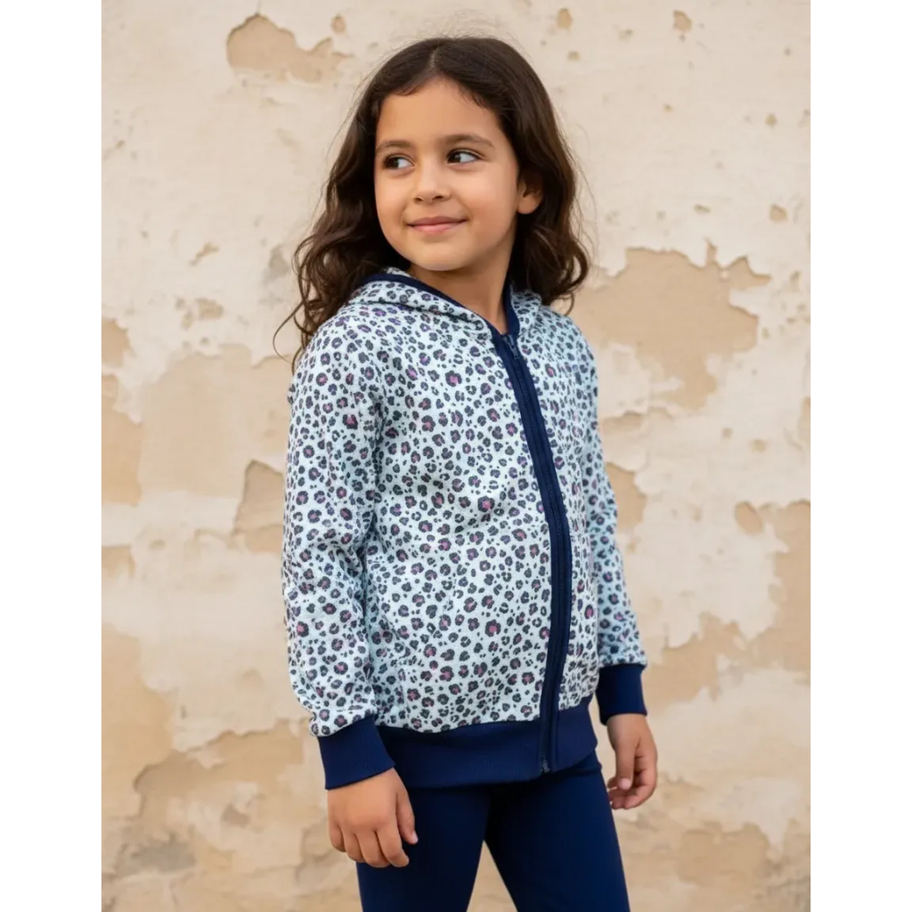 Conjunto Moletom Flanelado Peluciado Infantil Juvenil Inverno - Tamanho 01 a 12