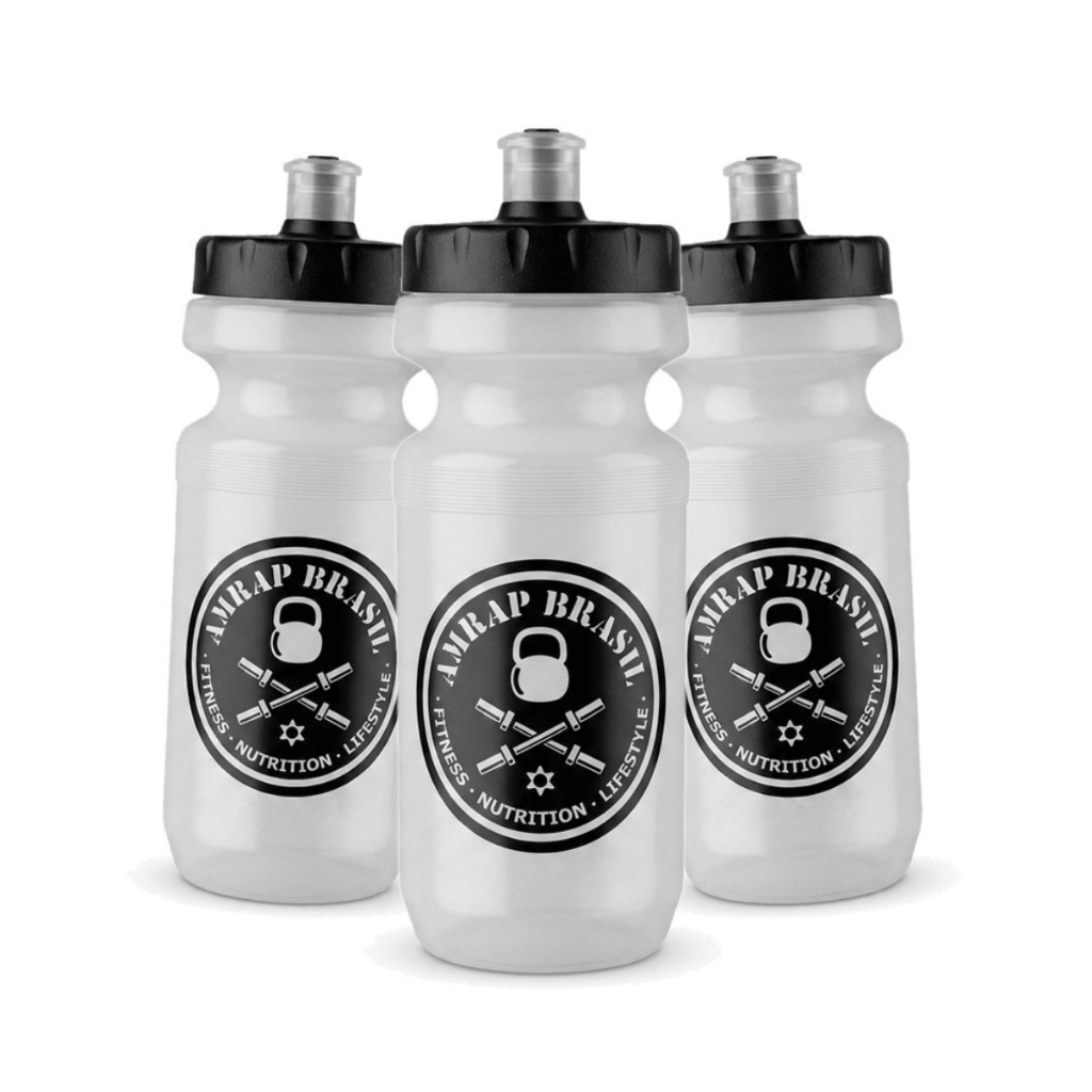 Kit 3 Garrafas Squeeze Esportiva 620ml Bike Academia Sem Vazamento