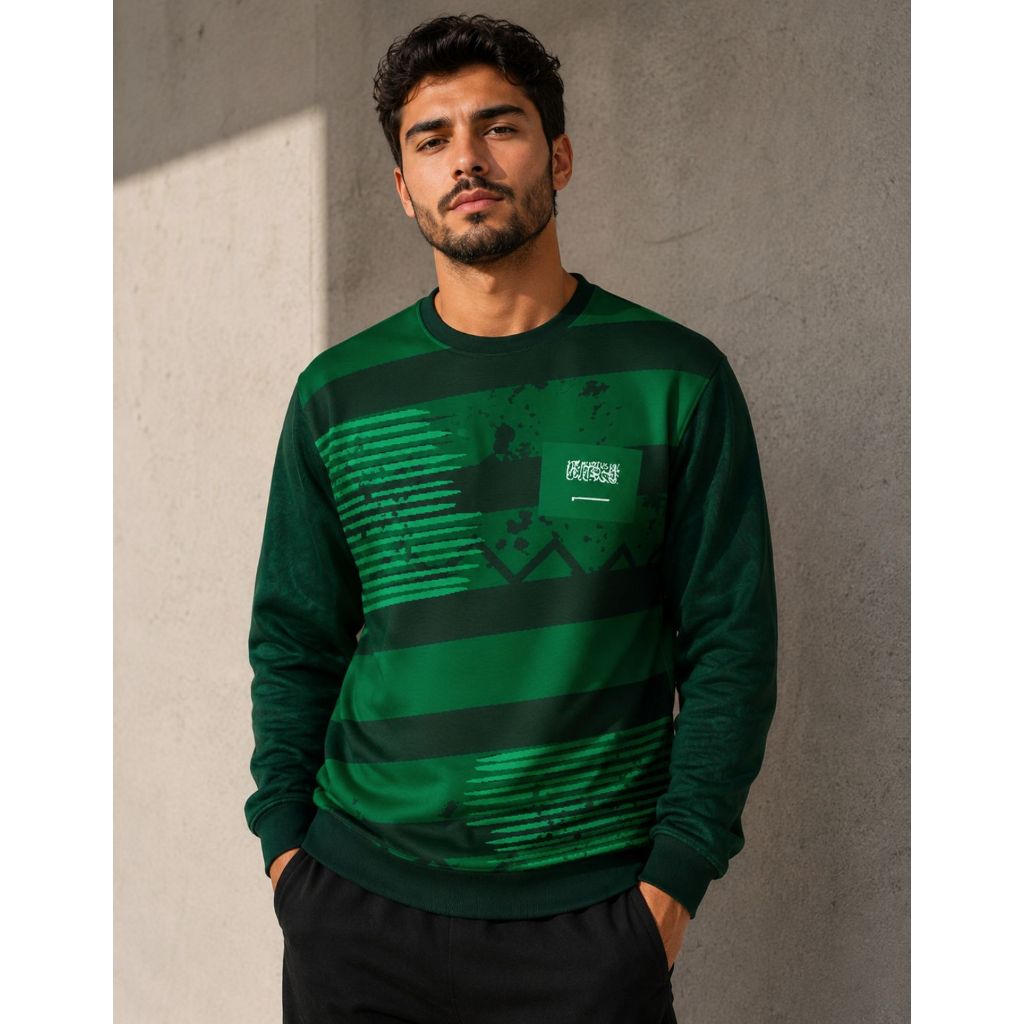 Blusa Moletom Masculino Estampa Arábia Saudita Copa Conforto