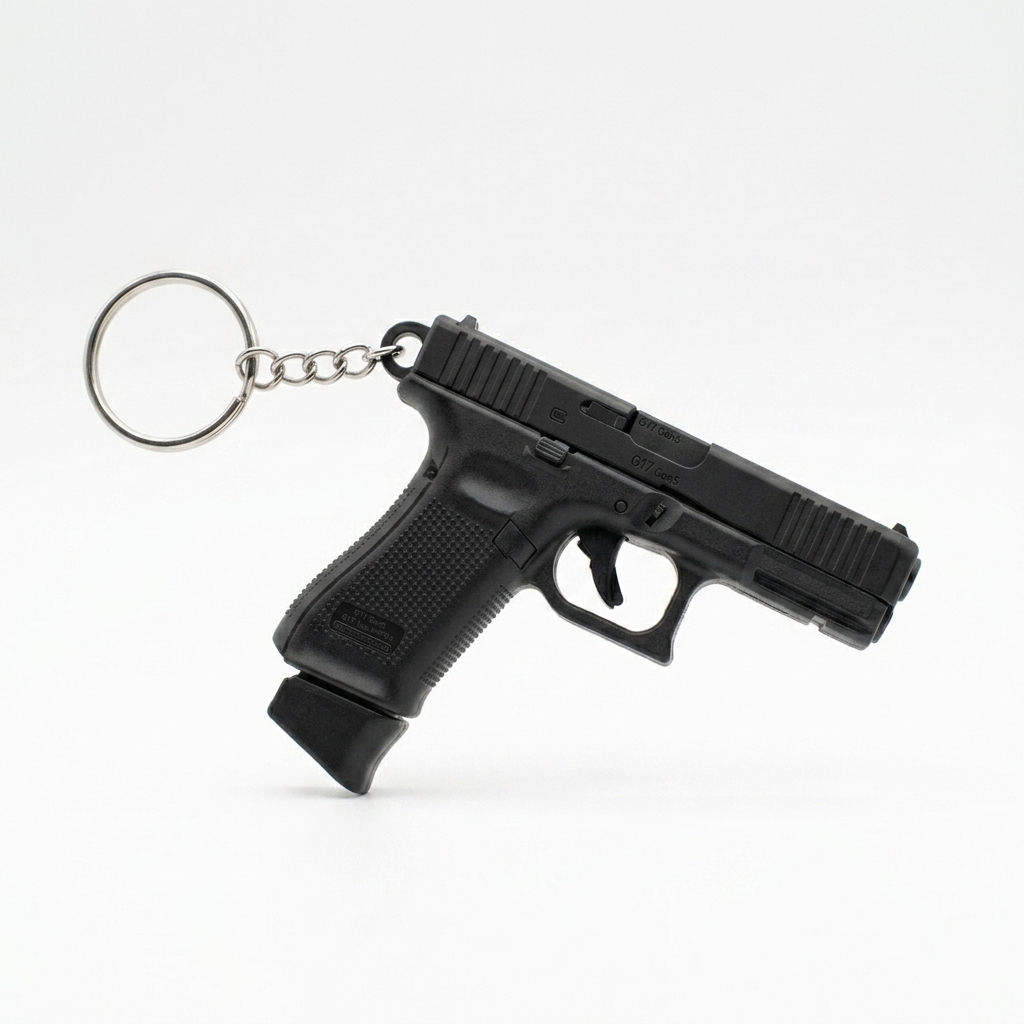 Chaveiro Moderno Pistola Glock Para Chaves Mini Arma Decorativa, Acessório Tático/Militar/Policial