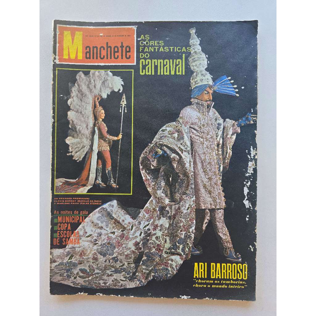 Revista Manchete Nº 618 - Fev/1964 - Especial Carnaval