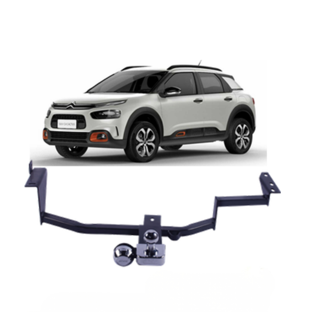 Engate Citroen C4 Cactus 2019 a 2023 Atos Reboque Rabicho Protetor 400KG