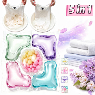 Detergente para Lavar Roupas Sabão Cápsulas De Lavagem 5 Em 1 Tira Manchas Protege Cores …