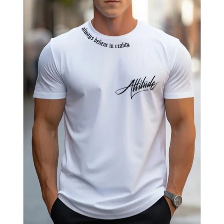 Camisa Masculina 100% Algodão Estilo Streetwear Casual Fashion Básica Confortável