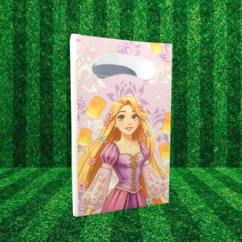 kit 2 sacolinhas surpresa pra lembrancinhas festas aniversário,papel offset, kits , Rapunzel