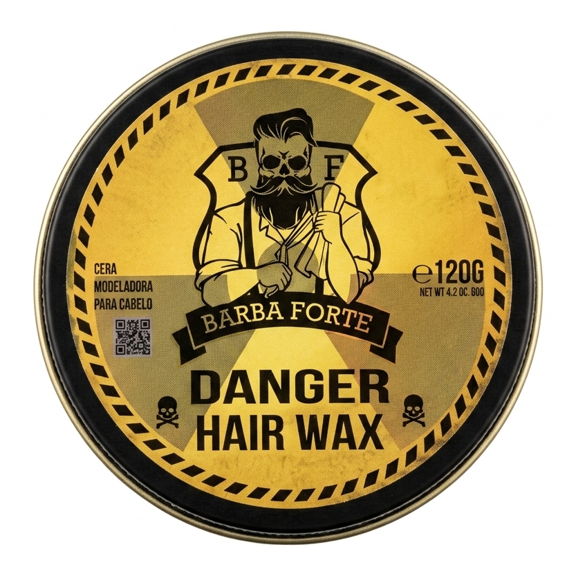 Cera Modeladora para Cabelo Barba Forte Danger 120g