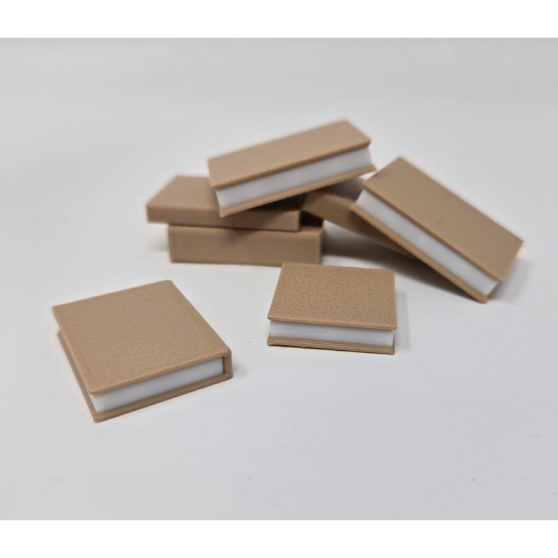 Kit Mini Livros Decorativos em Miniatura Com ou Sem Capas Personalizadas | Acessório para Mini Biblioteca | Impressão 3D