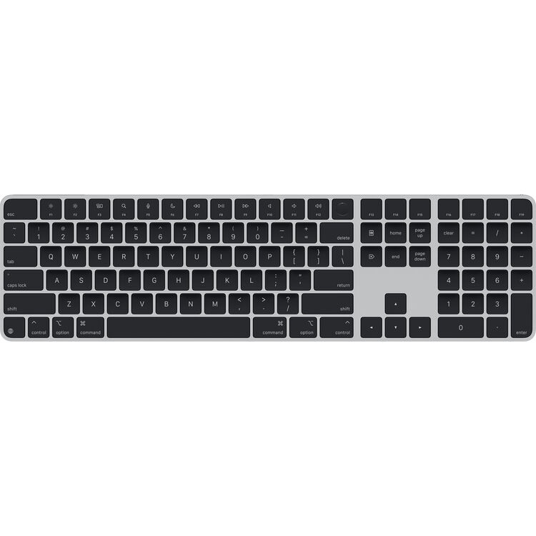 Teclado Apple Magic Keyboard c/ Touch ID e Números USB-C - Preto