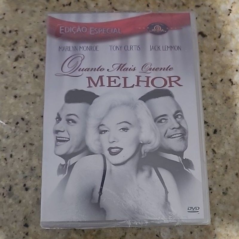 DVD 'Quanto Mais Quente Melhor' Billy Wilder (Lacrado).