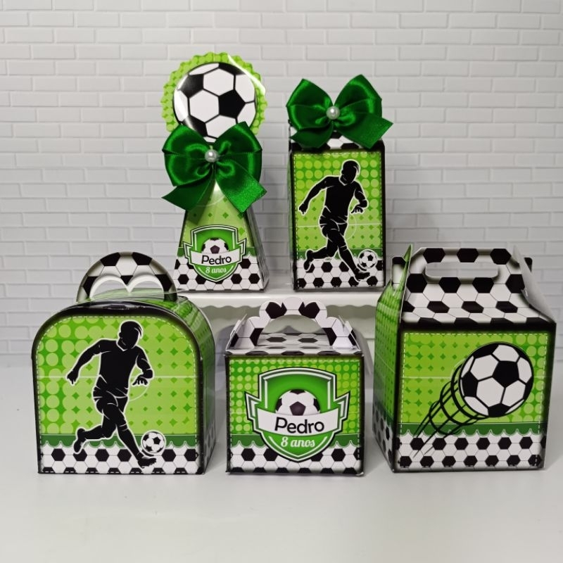 Kit caixas FUTEBOL personalizada - kit festa - lembrancinha de festa - festa infantil