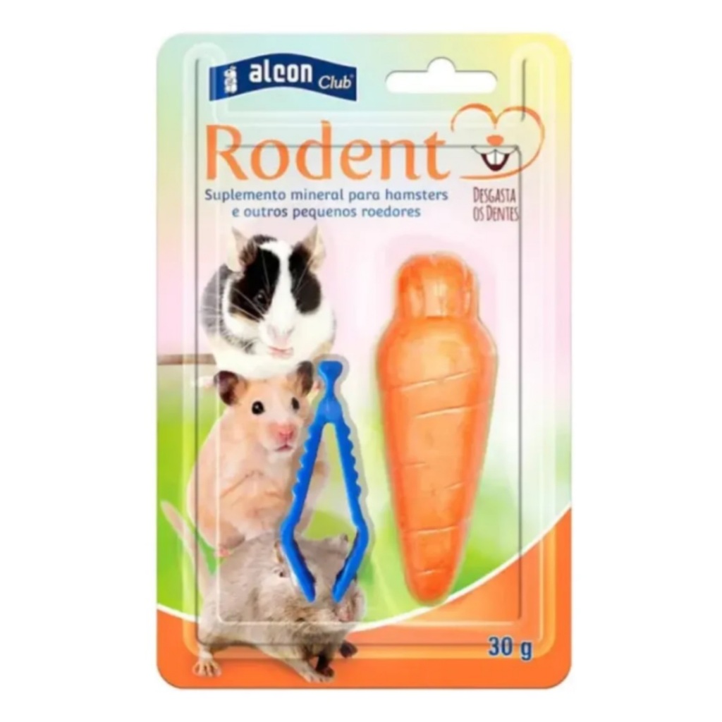 Alcon Rodent Desgasta Dentes Coelho E Hamster 30g Suplemento Mineral