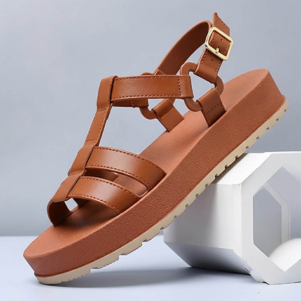 Chinelo Feminino Elegante Papete Rasteira Injetada Confortável Dia a Dia para Trabalho