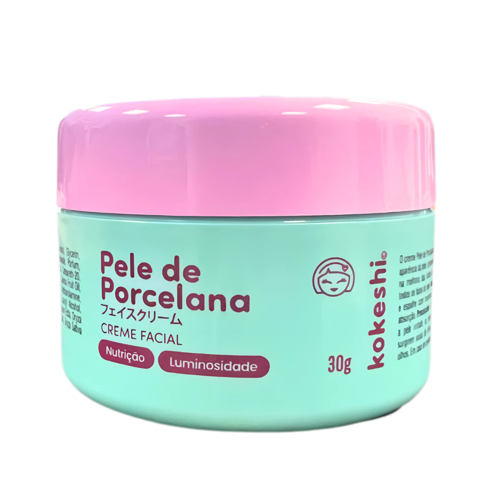 Hidratante Creme Facial Pele De Porcelana Kokeshi 30g Milagre do Arroz — imagem 1