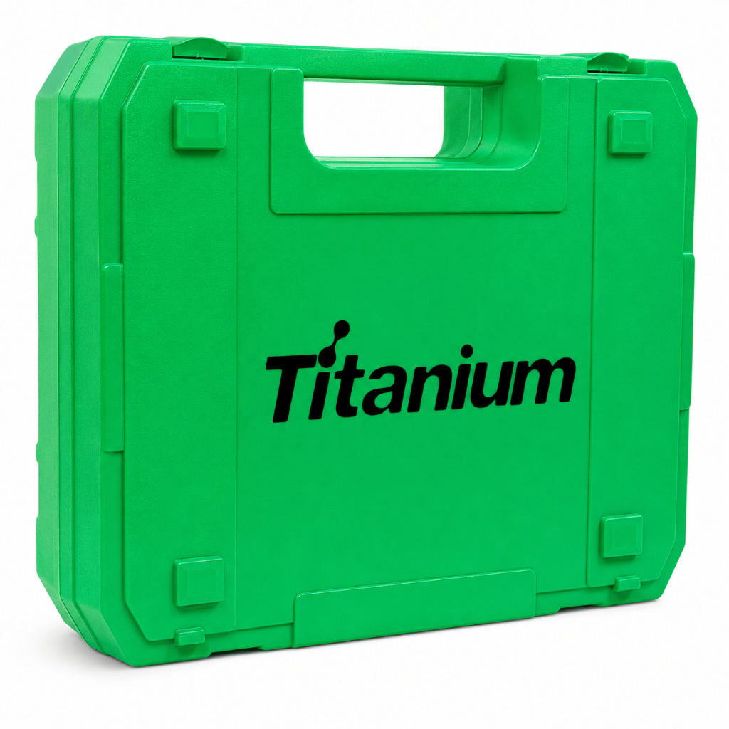Maleta de Ferramentas Personalizada Verde Titanium Para Organizar Ferramentas