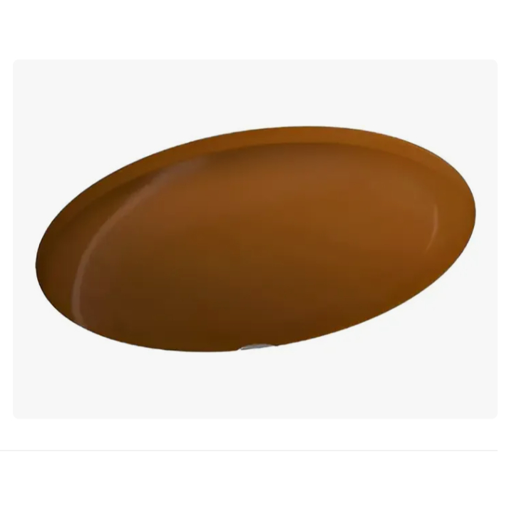 Cuba De Embutir Oval 40x30cm L.59.23 Caramelo - Marrom Deca