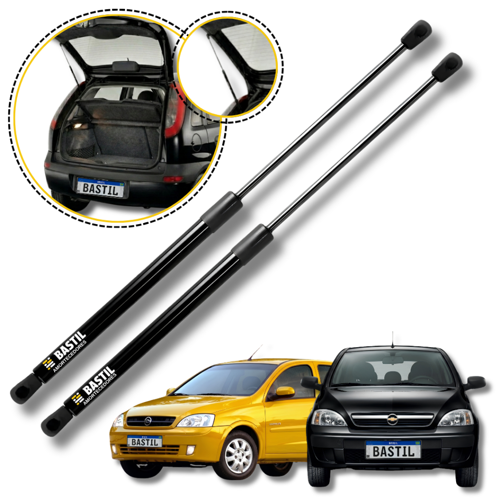 PAR Amortecedor Tampa Traseira Porta Malas Corsa Hatch 2002 Até 2012 Pistão A Gás
