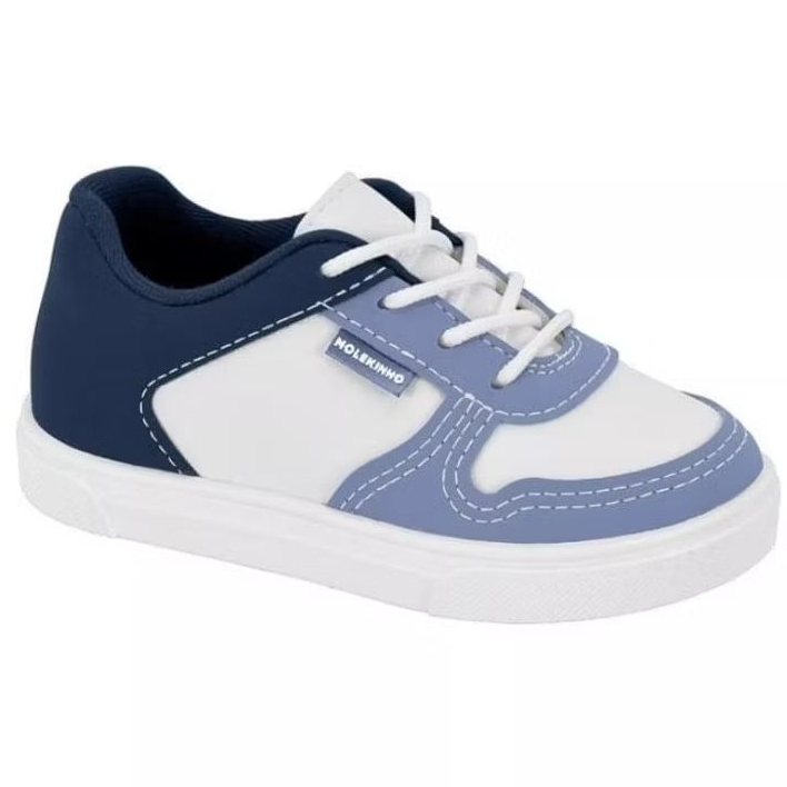 Tênis Infantil Escola Molekinho 2133176 BRANCO/AZUL