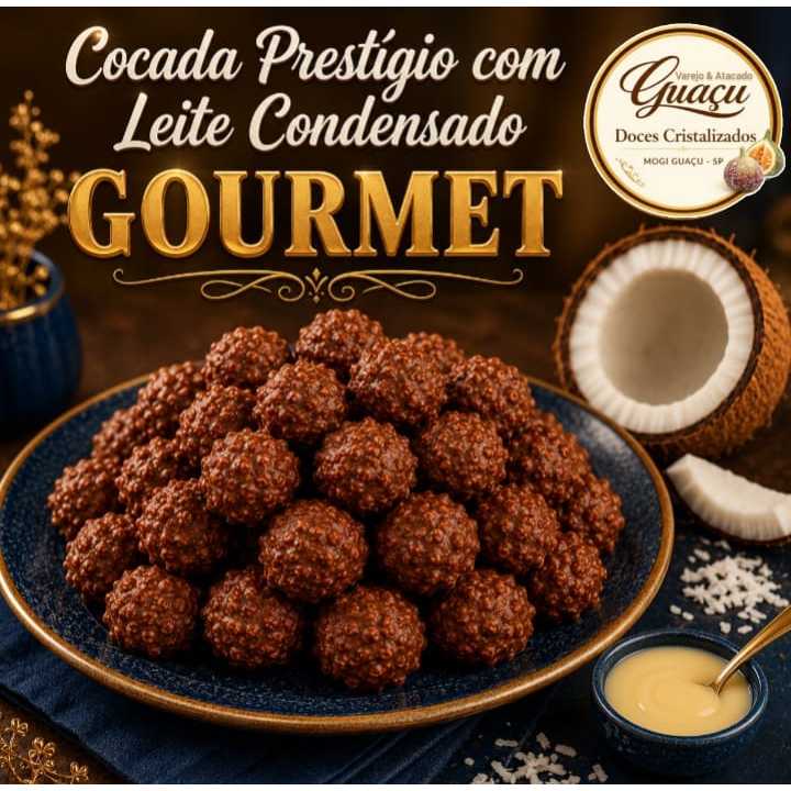 100g Cocada Prestígio com Leite Condensado Gourmet