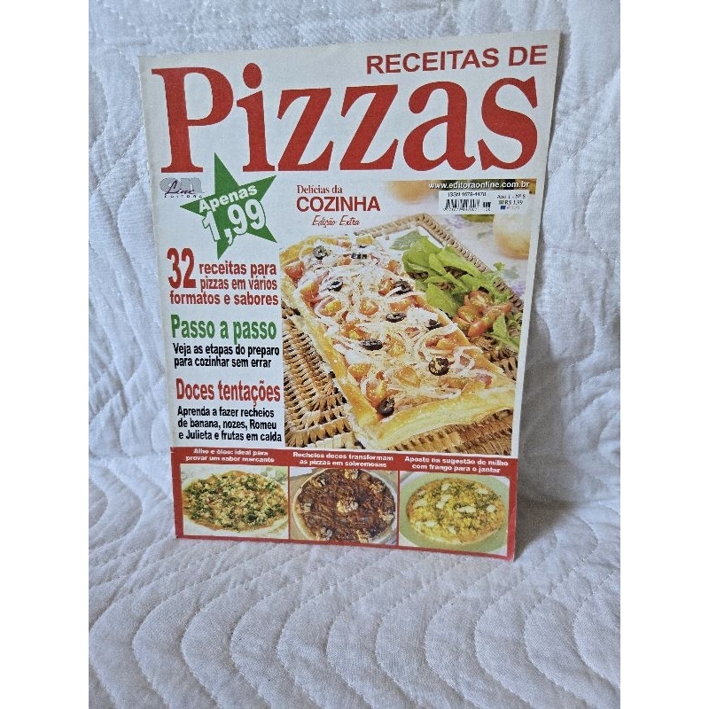 "Receitas de Pizzas", uma edição extra da coleção "Delícias da Cozinha"