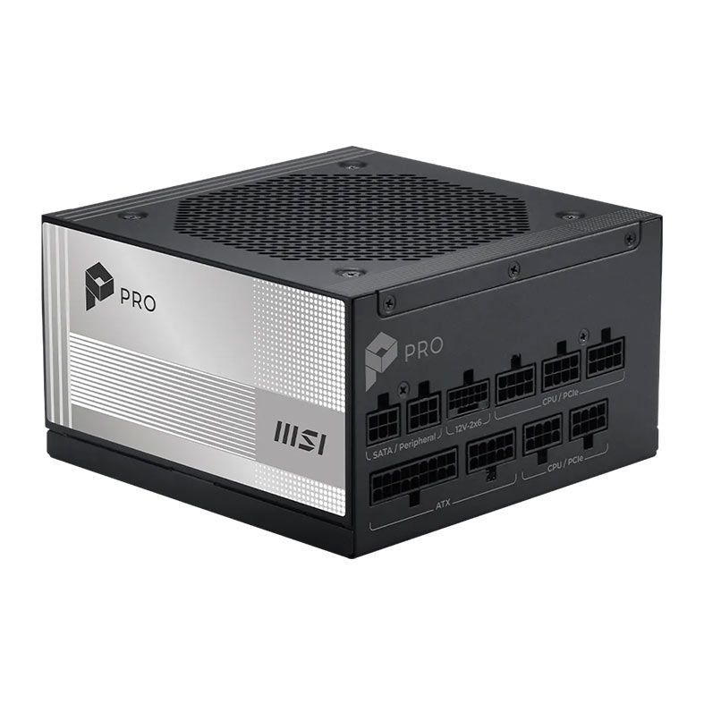 Fonte MSI PRO A1000PL PCIE5, 1000W, Full Modular, 80 PLUS Platinum, PFC Ativo, A