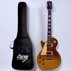 Guitarra Les Paul Seven Canhoto Gold LP-770 - LH C/Bag - TRASTE INOX
