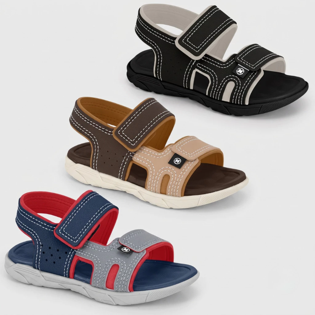 Sandália Papete Infantil Menino Molekinho Masculina Básica Conforto ORIGINAL