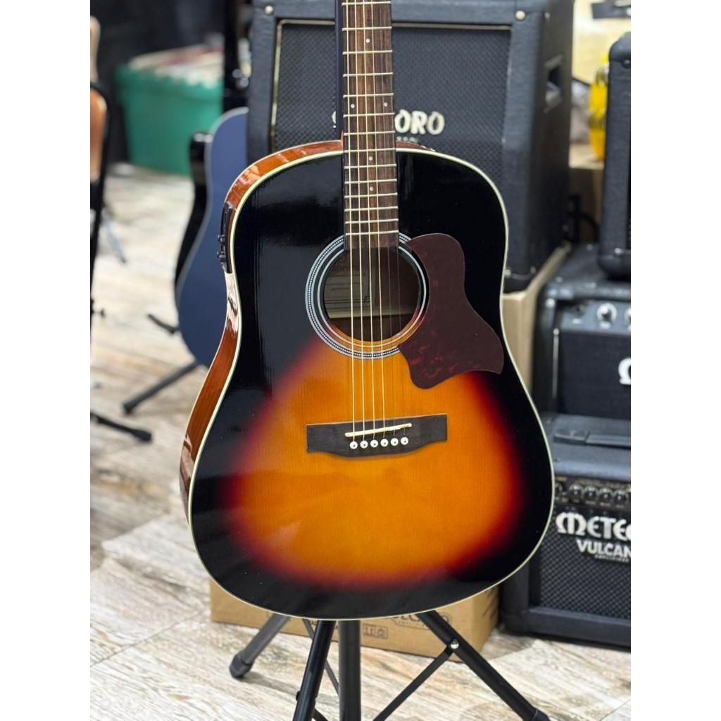 Violão Aço Eletroacústico Giannini Performance Plus GSS Plus EQ Vintage Sunburst (VSB) REGULADO PELO LUTHIER