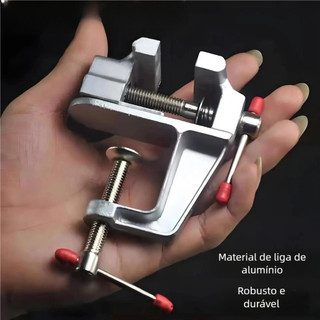 Torno de Mesa Mini Fixador em Aço Para Trabalhos de Precisão DIY