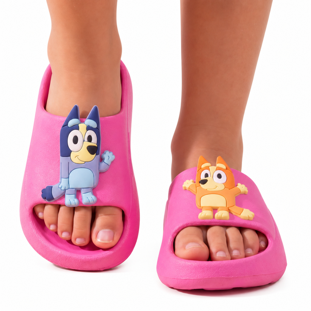 Chinelo Nuvem Infantil Bluhey Sandália Meninos e Meninas Confortável, Antiderrapante, Leve