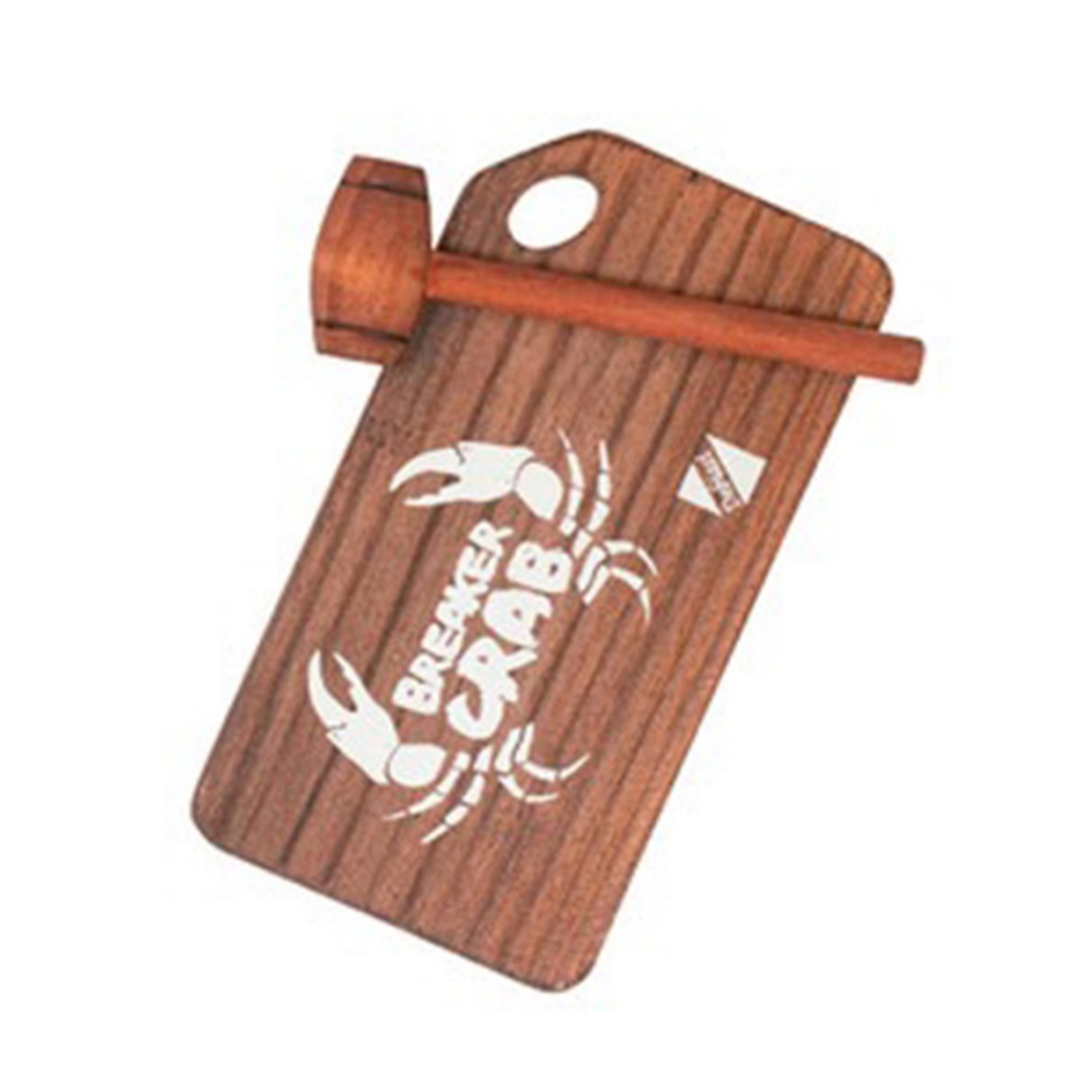 OFERTA 7.7 Tábua de Madeira Rústica e Batedor de quebrar Caranguejos