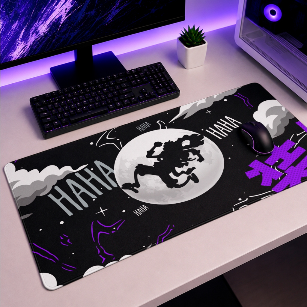 Mouse Pad Gamer Luffy Gear Five 90x40 70x35 50X40 25x20 Anime Informática