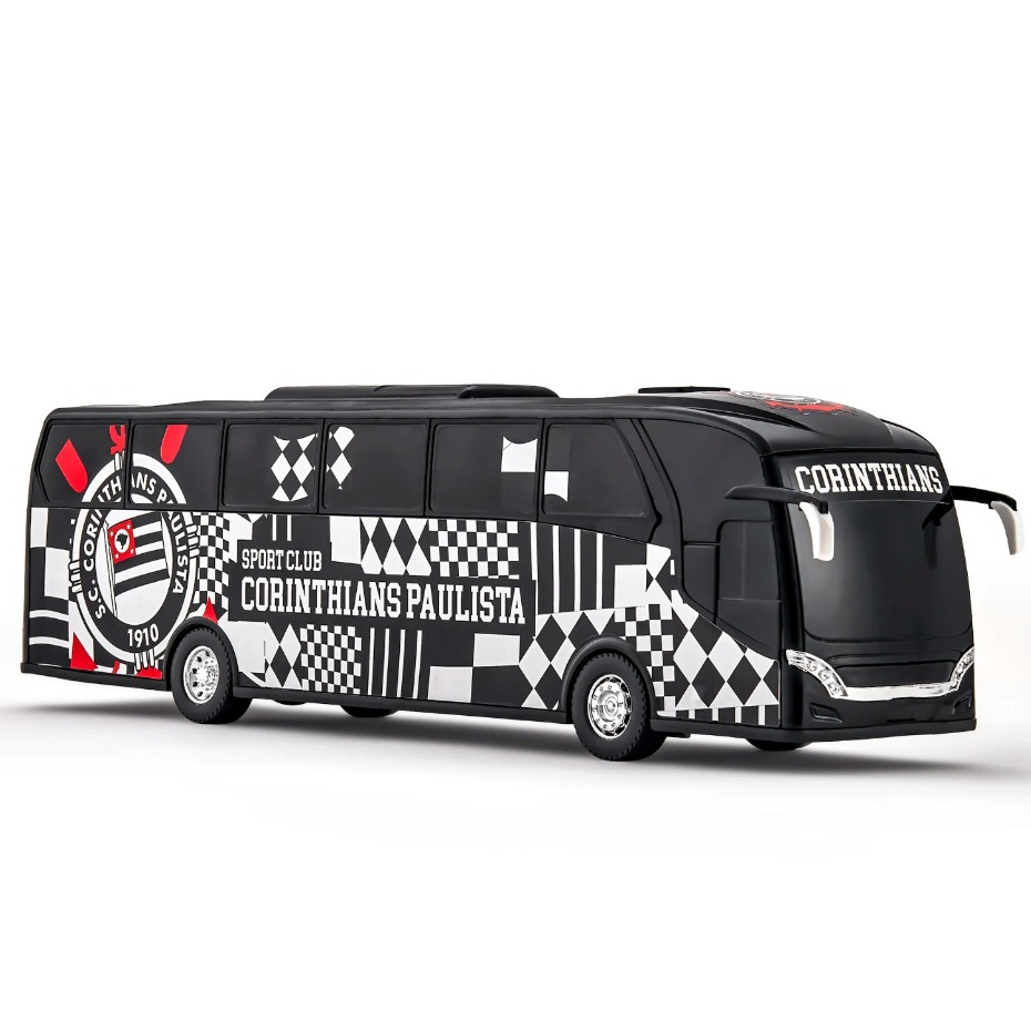 Ônibus Brinquedo Miniatura Corinthians Réplica Timão Oficial - 100% Original