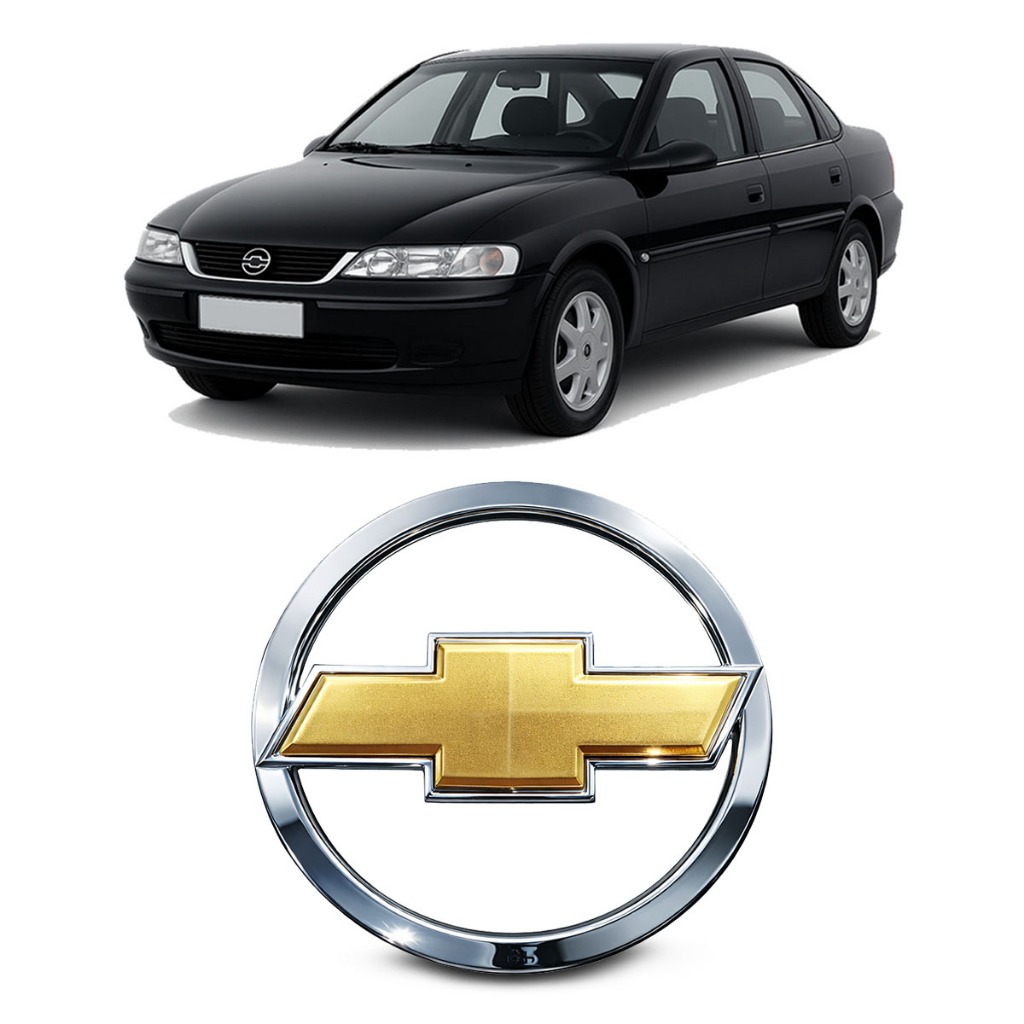 Emblema Grade Vectra Kadett Ipanema 1996 A 2002 Dourado