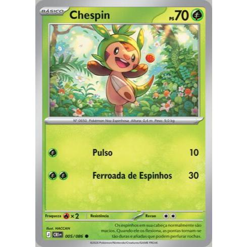 Chespin - Pokémon - Trading Card Game - Caos Ascendentes