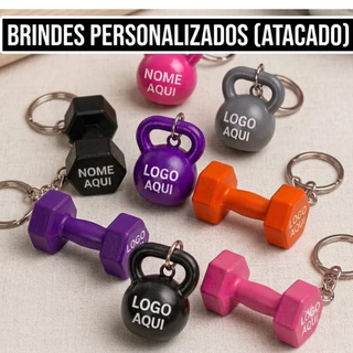 Chaveiro Academia – Halteres e Kettlebells Chaveiro Personalizado Academia Crossfit Box Halter Ataca