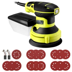 Lixadeira Eletrica Profissional 350w Para Madeira Gesso Parede127/220V Lixadeira Orbital Roto Desoon