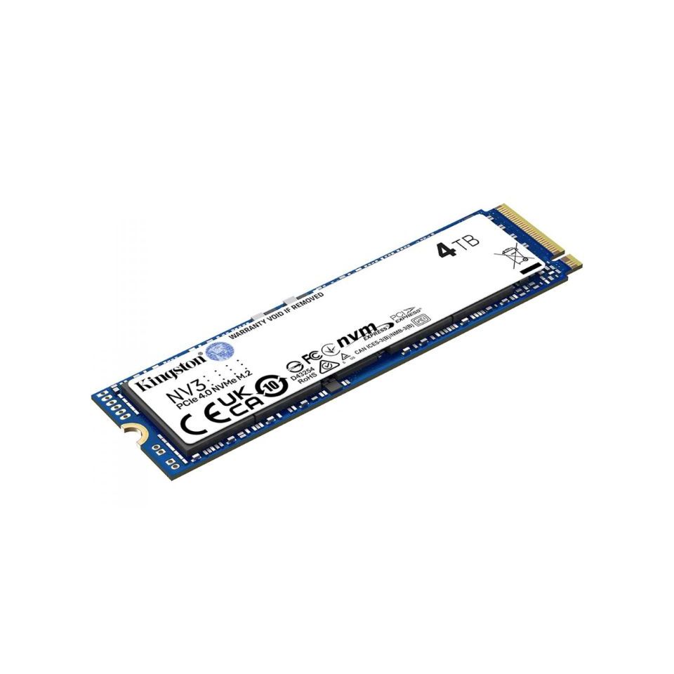 SSD KINGSTON NV3 4TB [SNV3S/4000G] M.2 2280 NVMe PCIe x4 Gen4 (L=6000MB/s / E=50