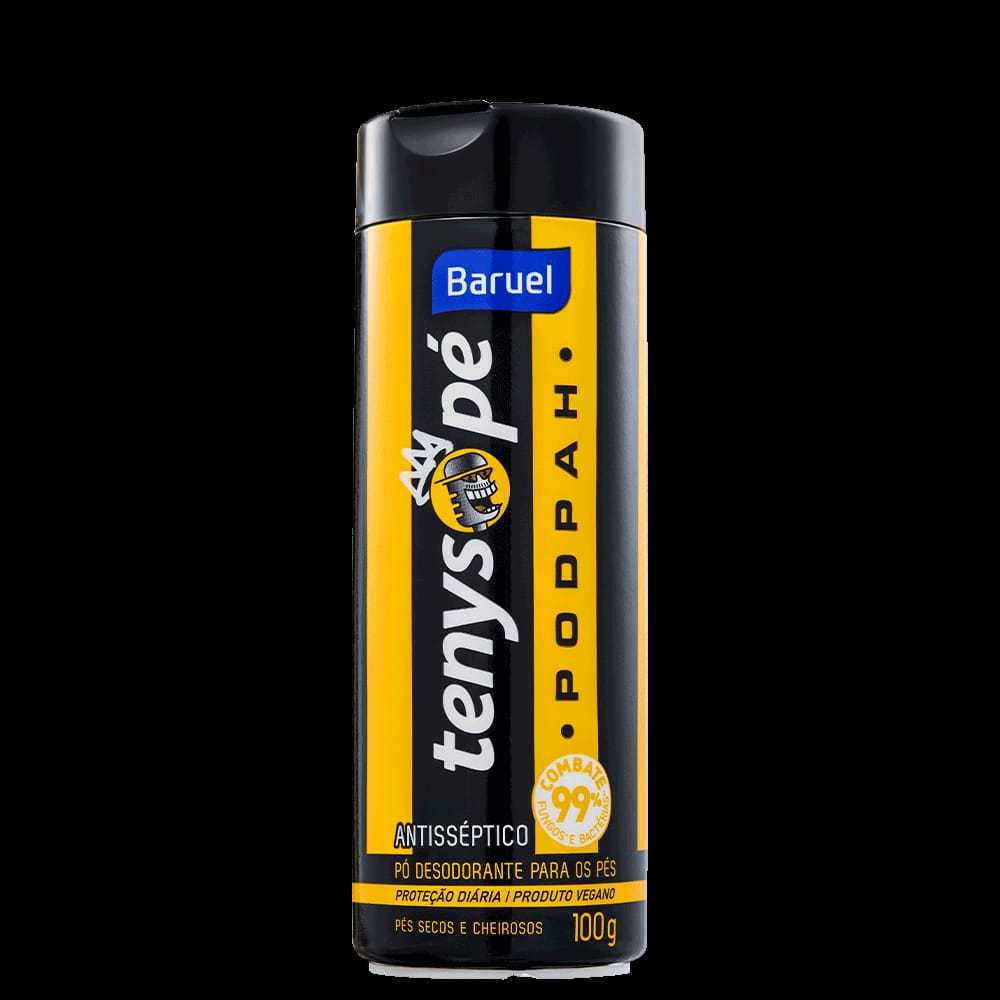 Tênys Pé Pó Pod Pah Baruel 100g Desodorante Antiodor para Pés