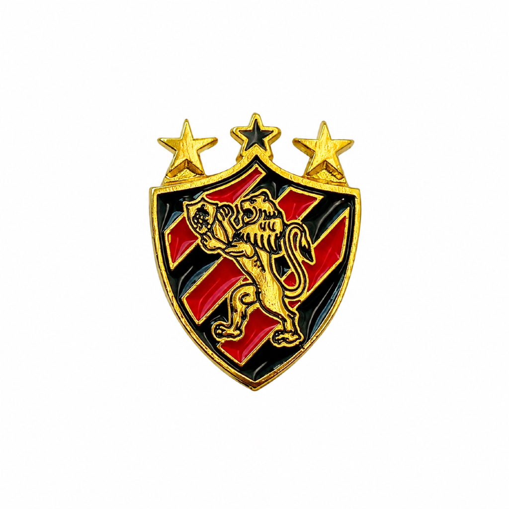 BOTON SPORT CLUBE DO RECIFE OFICIAL - PIN DOURADO